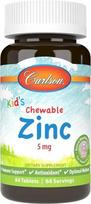 Kid's Chewable Zinc, Natural Mixed Berry - 84 tablets - Carlson Labs