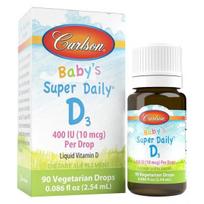 Baby's Super Daily D3, 400 IU - 2.54 ml - Carlson Labs