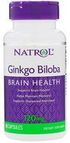 Ginkgo Biloba, 120mg - 60 caps - Natrol