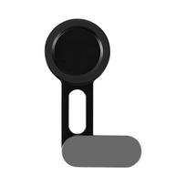 Magnetic Car Phone Holder Laptop Stand With Same Screen Display Side Foldable Rollover Camera Flat Aluminum Alloy Back gray