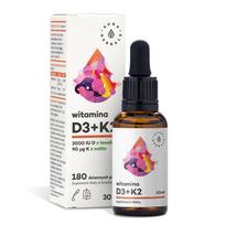 Vitamin D3 2000IU + K2 MK-7 30 ml - AURA HERBALS