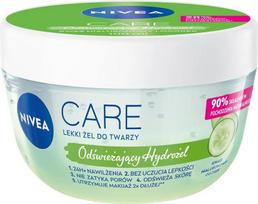 Nivea Care Gel Face Cream 24hr Hydration - Cucumber+Hyaluronic Acid 100ml
