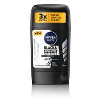 NIVEA Men BLACK WHITE INVISIBLE ORIGINAL men's stick deodorant 50ml