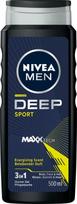 NIVEA MEN 3-in-1 Deep Sport Shower Gel 500 ml