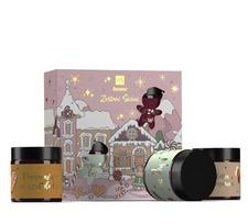 HISKIN Gift set of 3 pink soy candles