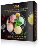 DELIA Effervescent bath bombs - Fruit fragrance mix 4 x 100g