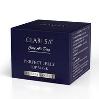 CLARESA Care All Day Perfect Jelly Lip Mask Intensyviai regeneruojanti gelio lūpų kaukė Vanilė ir vyšnia 9 g