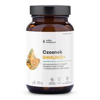 Česnakas Immuno+ 60 kapsulių - AURA HERBALS