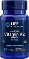 Low Dose Vitamin K2 (MK-7), 45mcg - 90 softgels - Life Extension