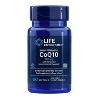 Super Ubiquinol CoQ10 with Enhanced Mitochondrial Support, 100mg - 60 softgels - Life Extension
