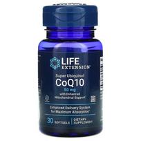 Super Ubiquinol CoQ10 with Enhanced Mitochondrial Support, 50mg - 30 softgels - Life Extension