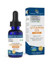 Plant-Based Vitamin D3 Liquid, 1000 IU Apple - 30 ml - Nordic Naturals