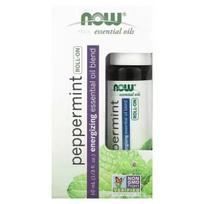 Essential Oil Roll-On, Peppermint - 10 ml - NOW Foods