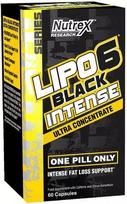 Lipo-6 Black Intense Ultra Concentrate - 60 caps - Nutrex