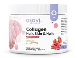 Collagen Peptides (Hair Skin & Nails), Rhubarb & Strawberry - 150g - Osavi