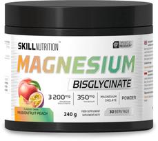 Magnesium Bisglycinate Powder, Passion Fruit-Peach - 240g - Skill Nutrition