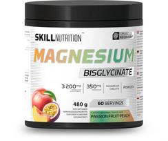 Magnesium Bisglycinate Powder, Passion Fruit-Peach - 480g - Skill Nutrition