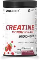 Micronised Creatine Monohydrate Flavoured, Berry Blast - 500g - Skill Nutrition