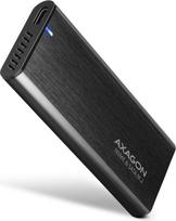 Axagon External USB-C 3.2 Gen 2 metal box for M.2 NVMe & SATA SSD disks. Screwless.