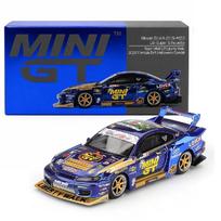 MINI GT Modeliukas 1/64 2025 Nissan Silvia S15 LB-Super Silhouette #555 Team Mini GT Liberty Walk FOrmula Driftm various (yra Sandėlyje)