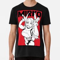 Rabbit Hero Mirko S to 5XL Made in the USA T-Shirt 4XL black