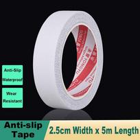 5m/Roll Waterproof Anti-slip Tape Strong Adhesive Stairs Grip Sticker Rubber PEVA Tape 2.5cm x 5m