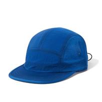Japanese Style Flat Brimmed Baseball Cap Soft Top Breathable Sun Visor Cap Solid Color Adjustable Quick Drying Cap Unisex mėlyna
