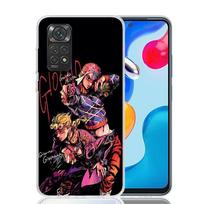 JoJo Adventure Guido Mista Phone Case For Xiaomi Redmi Note 15 14 13 12S 12 Pro Plus 11S 11E 11 11T 10S 10 Art Soft Pattern Cove Redmi Note 10 4G blue
