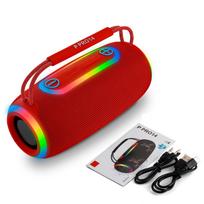 Boombox P Pro14 20W portable wireless Bluetooth speaker 20W subwoofer stereo outdoor music player IPX6 waterproof with RGB light raudona