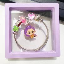 4pcs Kpop Demon Hunters Fans Cartoon Bracelet High-Value Exquisite Bangle Present for Children's Day Boys and Girls Kids