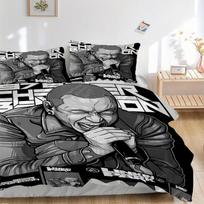3pcs Chester Bennington, Linkin Park Duvet Cover Set - Soft & Breathable Bedding, Includes 1 Duvet Cover and 1/2 Pillowcases (No Insert) yy251107192 135x200cm gray