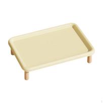 Automatic Feeder Stand, Elevated , Wooden Cat for Cats and Dogs rožinė