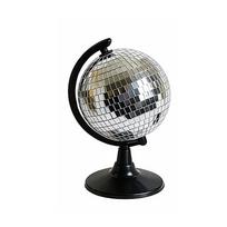 Mirror Disco Ball Globe Statues Tabletop Decorations Aesthetic Decorative Sculptures Ornament for Home Office Decors S sidabras