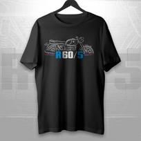 For BMW R60-5 1969-1973 fans - Motorcycle T-Shirt/Long Sleeve XXXL gray