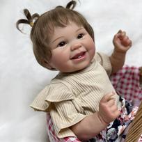 50cm Reborn Baby Doll Toy Cute Lifelike Bebe Reborn Doll For Birthday Gifts gray