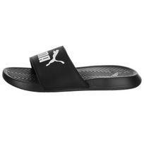 Puma Popcat Shower Unisex Slide Sandals Black White 360265-10 35.5 black