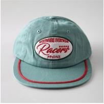 Flat Brim Unisex Baseball Cap Washed Cotton Racers Patch Letters Embroidery Streetwear Dad Hats for Women and Men gray