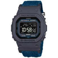Casio wristwatch G-Shock domestic genuine product Bluetooth equipped radio solar environmentally friendly materials used GW-BX5600CBG-2JR mens navy gray