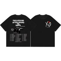 The Weeknd Xo After Hours Til Dawn Tour 2026 Tshirt Cotton Graphic Tee Unisex Unisex Summer Streetwear M gray