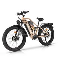 PHILODO JUMBO Dual Motor Electric Bike 25km/h 150KM Range All Terrain Off-Road E-Bike rožinė