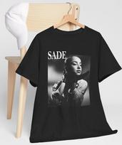 Sade Adu Shirt Classic Vintage Retro Jazz Music Lover Fan T-Shirt Y2K Cotton Tee XXL gray