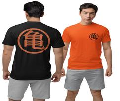 Dragon Ball Son Goku Vegeta DB Kampfanzug Orange Anime Herren Bio T-Shirt S red