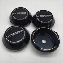 4Pcs/set Vossen Logo Centre Caps For Rims 60mm 64mm 65mm 68mm 69mm Wheel Hub Caps Wheel Covers Car Rims Tire Accessories (as the picture,4pcs for VOSSEN&60mm High Cap) black