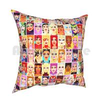Drag Queen Royalty Pillow Case Printed Home Soft Throw Pillow Rpdr Drag Queen Rupauls Drag Race Rupaulsdragrace Rupauls 30x30cm 12x12in