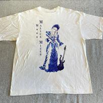 MALICE MIZER Band and Guitar Short Sleeve Full Size Unisex T-shirt S white