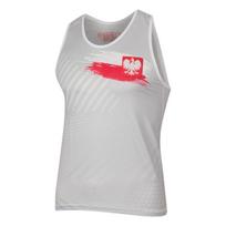 Men's technical tank top polska prime XS white white