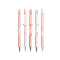 Retractable Quick-Drying Erasable Pens, Fine 0.5 mm Blue Ink, Soft, 4 Pack for School and One Size white