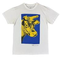 The Andy Warhol Museum Cow Painting Art Promo Rare T-Shirt and kids tshirt Medium L white