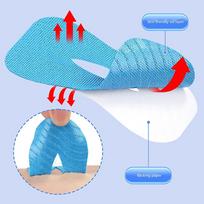 30Pcs Anti-Snoring Stickers Children Adult Night Sleep Lip Nose Breathing Improving Patch Mouth Correction Orthosis Tape B blue