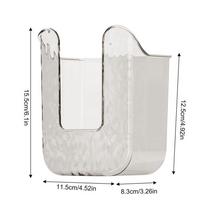 Modern Wall-Mounted Self-Adhesive Storage Box for Wet Wipes - Punch-Free Installation white